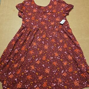 Old Navy Dress Womens XXL  Floral Midi  Fit & Flare Sundress NWT
